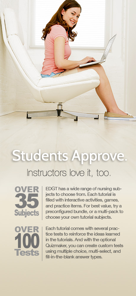Students approving online learning