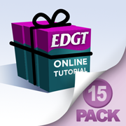 EDGT Tutorial Fifteen Pack Bundle